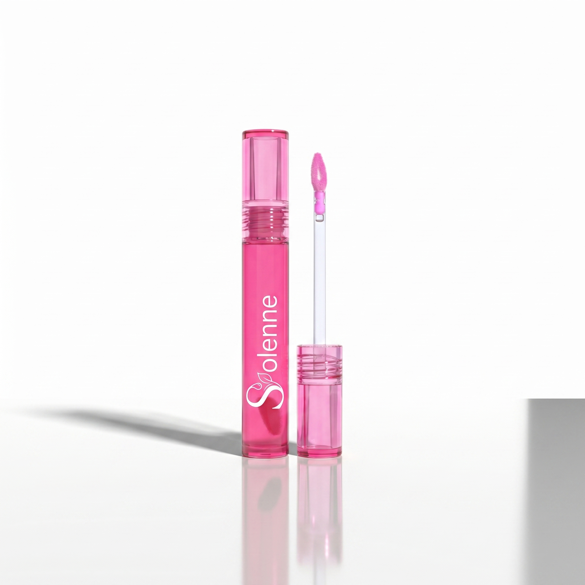 All-i-ett Leppeglans & Fylleolje – Pleiende, Pink Sparkle-nyanse (3 ml)