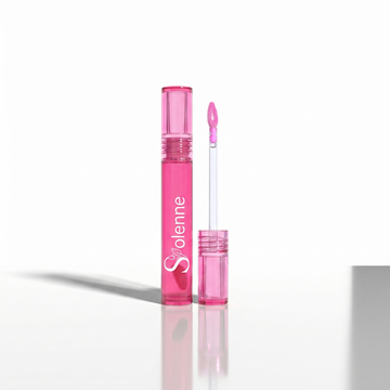 All-i-ett Leppeglans & Fylleolje – Pleiende, Pink Sparkle-nyanse (3 ml)