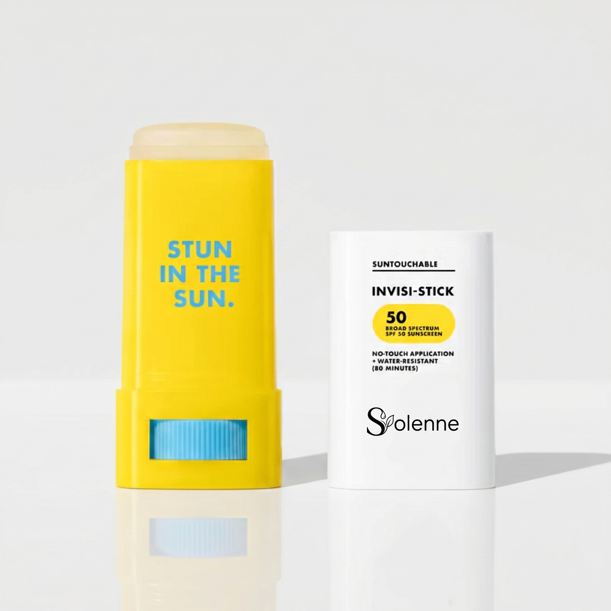 Usynlig Solstick SPF50 – Vannbestandig, Ingen Hvite Rester (18 g)