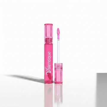 All-in-One Lip Gloss & Plumping Oil – Nourishing, Pink Sparkle Shade (3 ml)